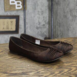 Rocket Dog Womens Lightweight Ruched Toe Fabric Flats 167416abf0f6fb Brown 6.5M